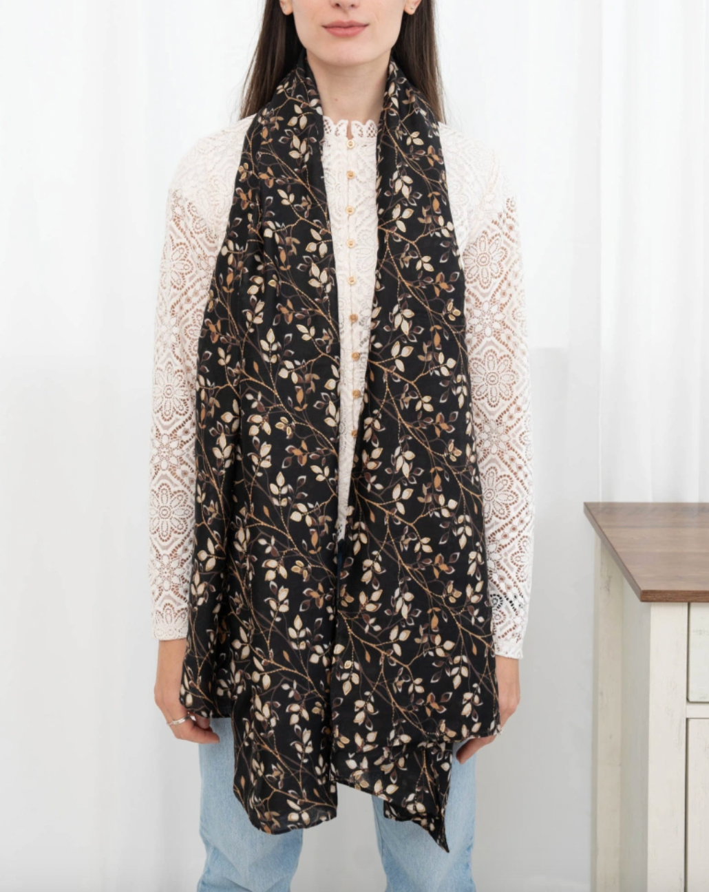 Skjerf Black Minna