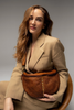 Bumbag JOMA flett og nitter - Cognac