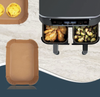 Airfryer papirformer, rektangulær - 100 stk