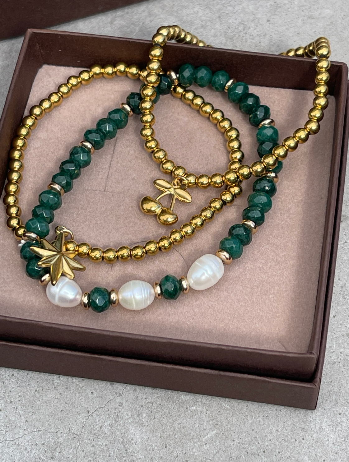 Armbånd Juliane - Emerald