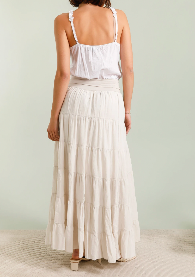 Skjørt Boheme cotton – S/M Beige