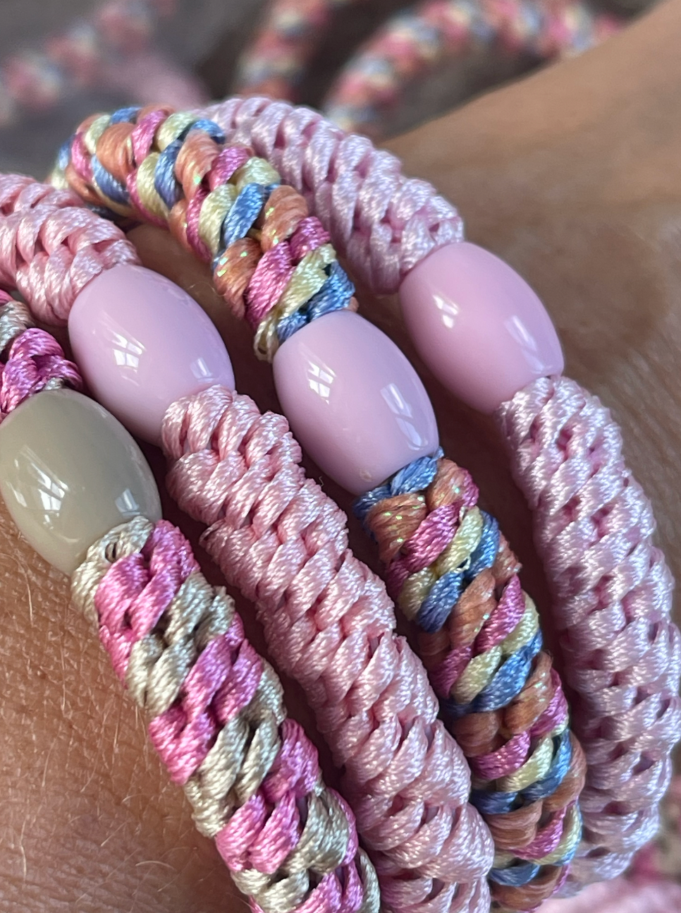 Hårstrikker Supreme Soft rosa - 4 stk.