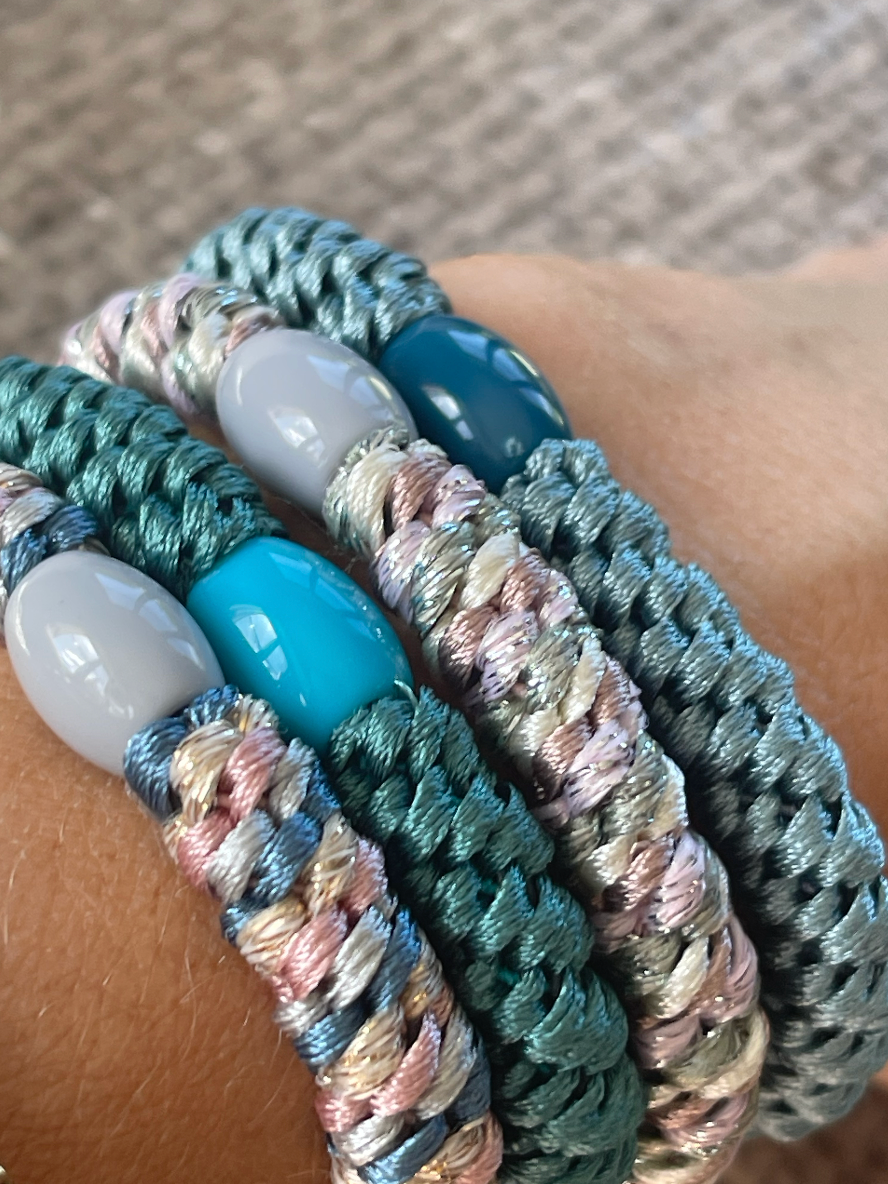Hårstrikker Supreme Aqua - 4 stk.
