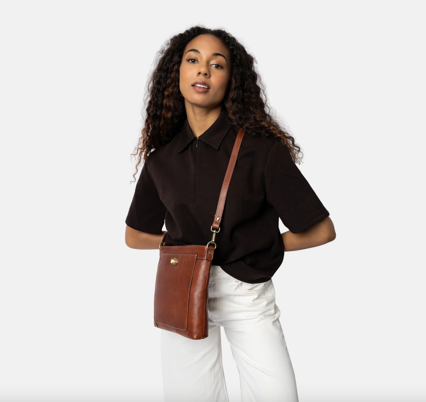 Crossover Moa small - Cognac