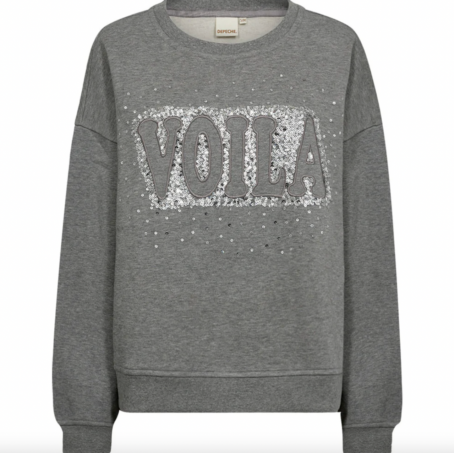 Sweatshirt Oversize - Grey Melange