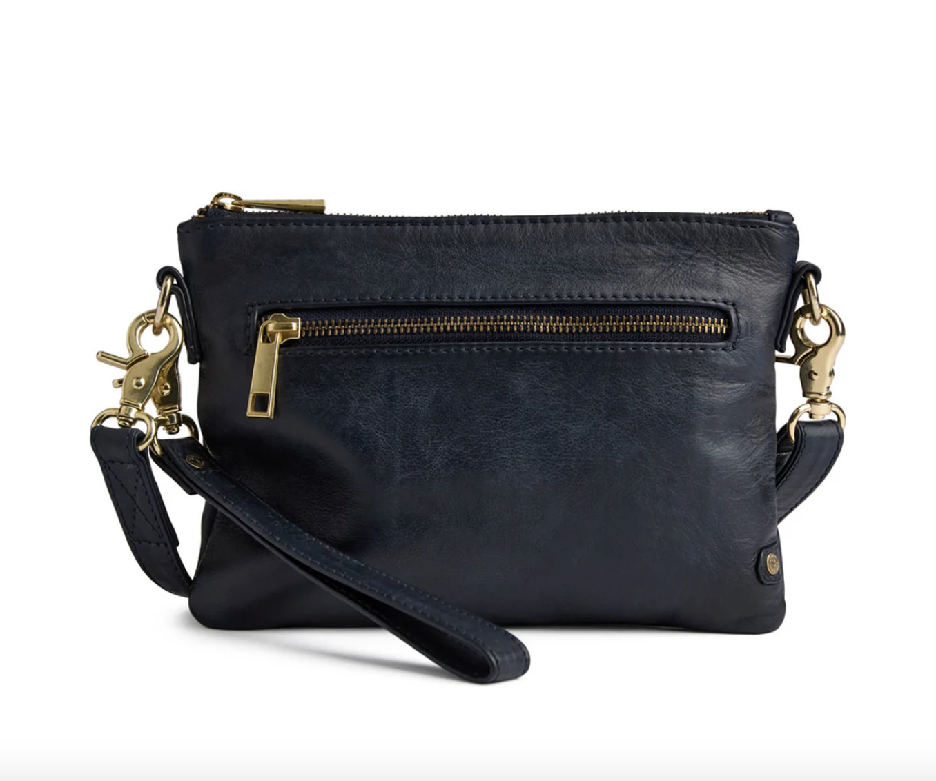 Vakker skinnclutch - LADY Midnight Blue