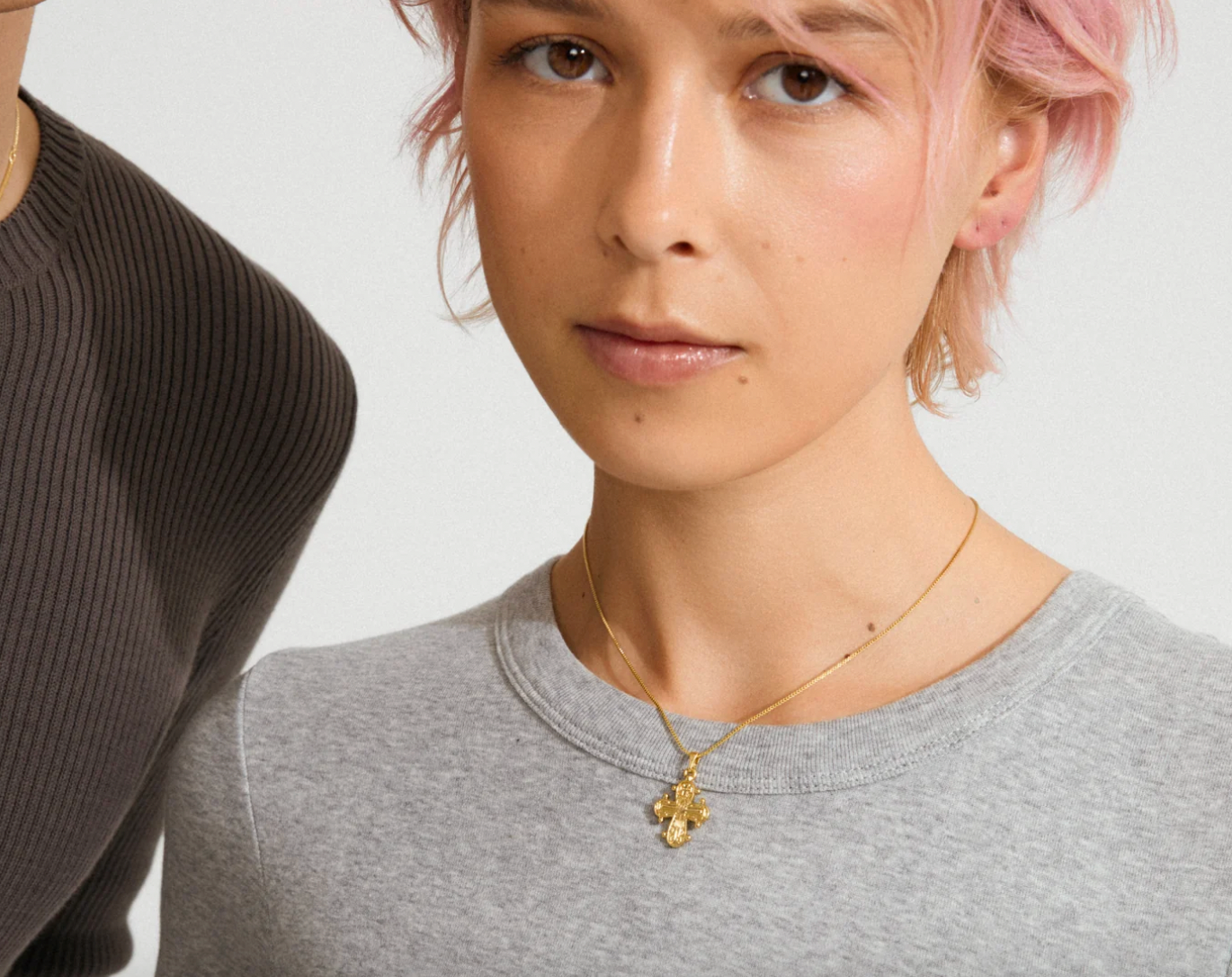 DAGMAR halskjede forgylt