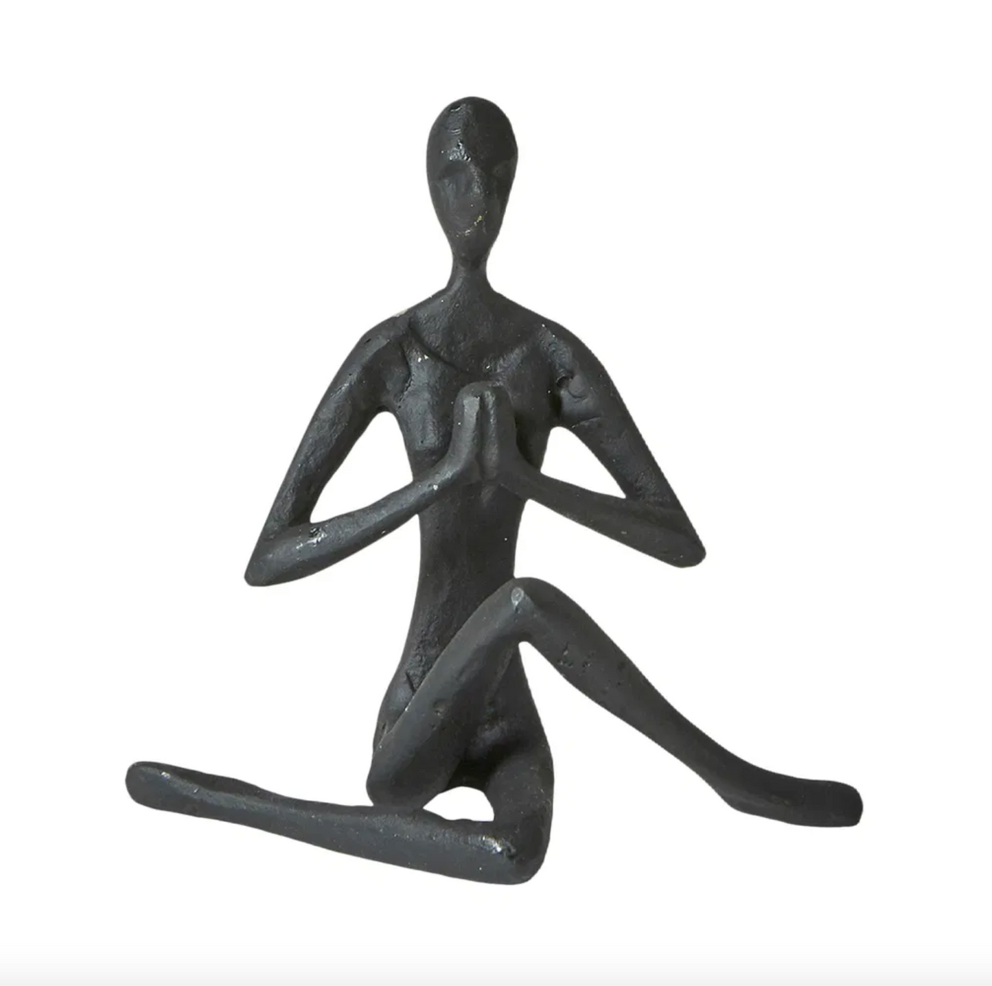 Figur i svart jern - Yoga