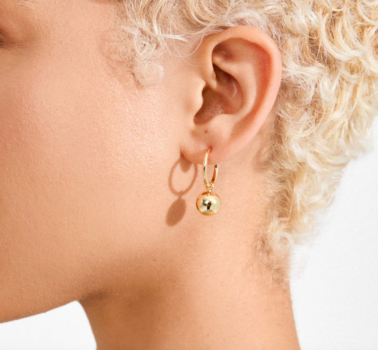 Øredobber AIR forgylt