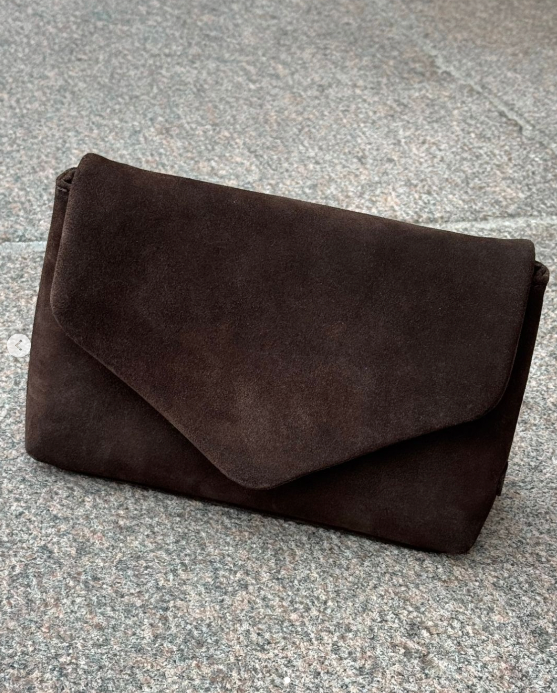 Crossover semsket skinn - Sjokolade