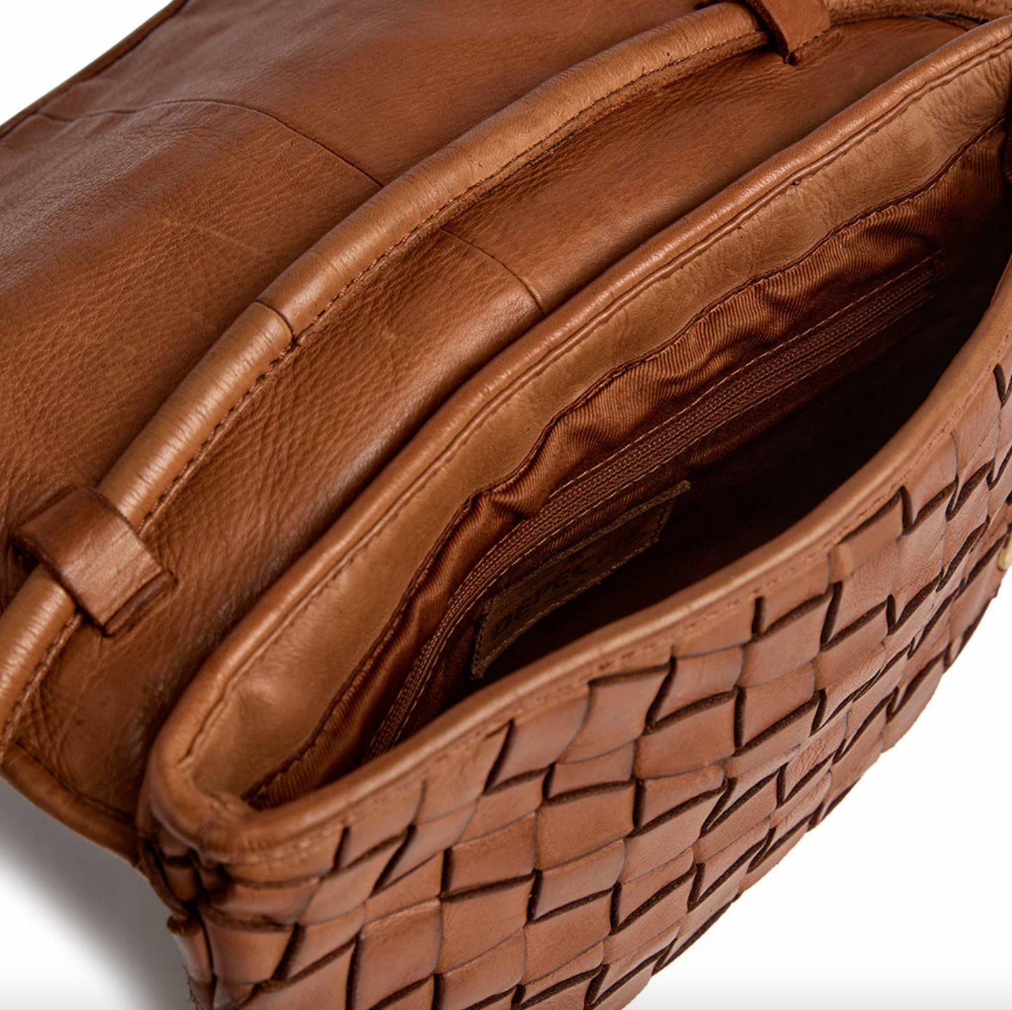Warsaw Clutch / crossover - Vintage cognac
