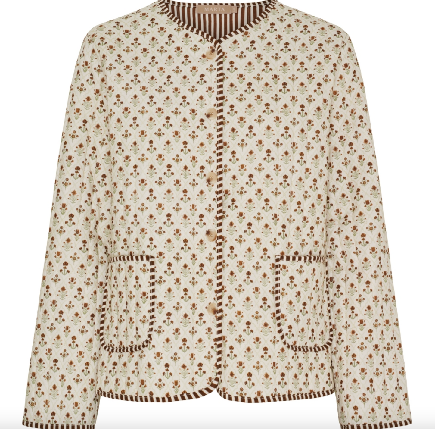 Quiltjakke - New brown / beige