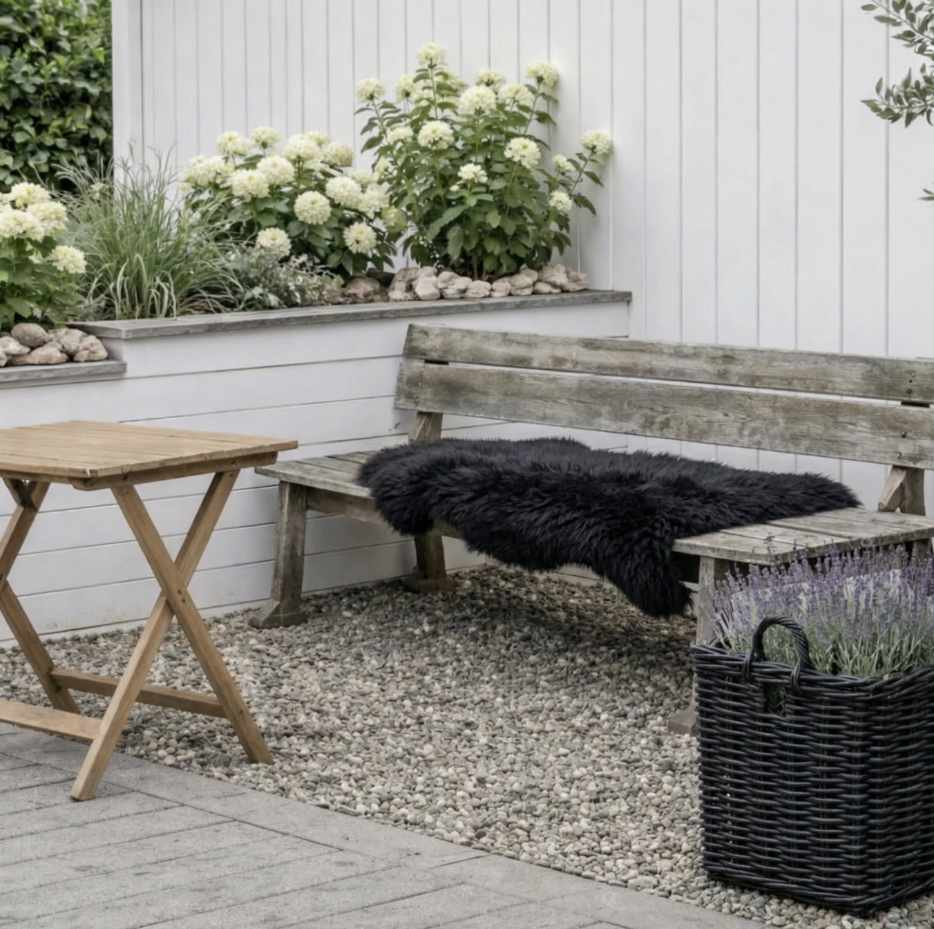 Lammeskinn Svart 85x55cm