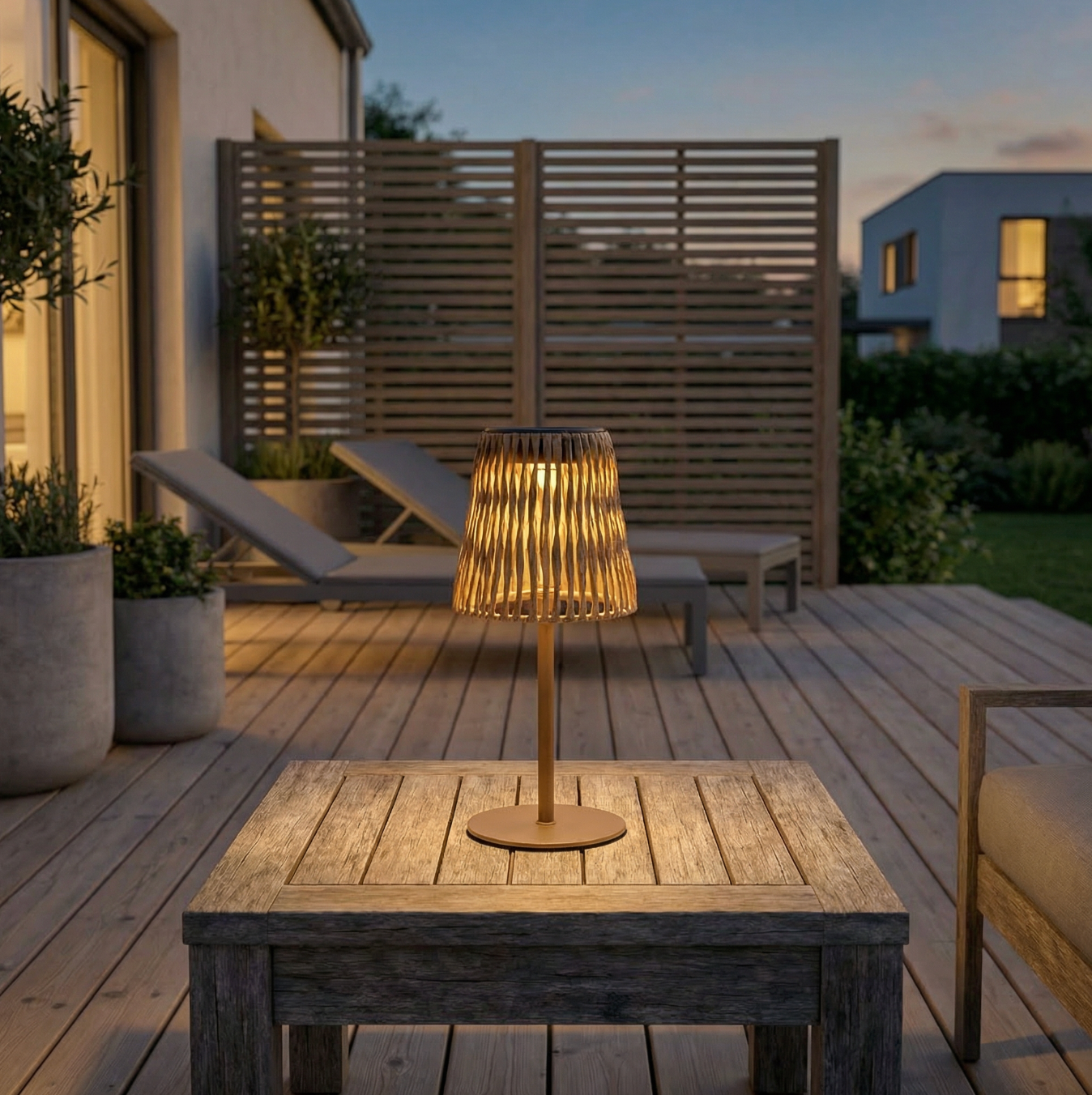 Lampe Solar Zander - Natur