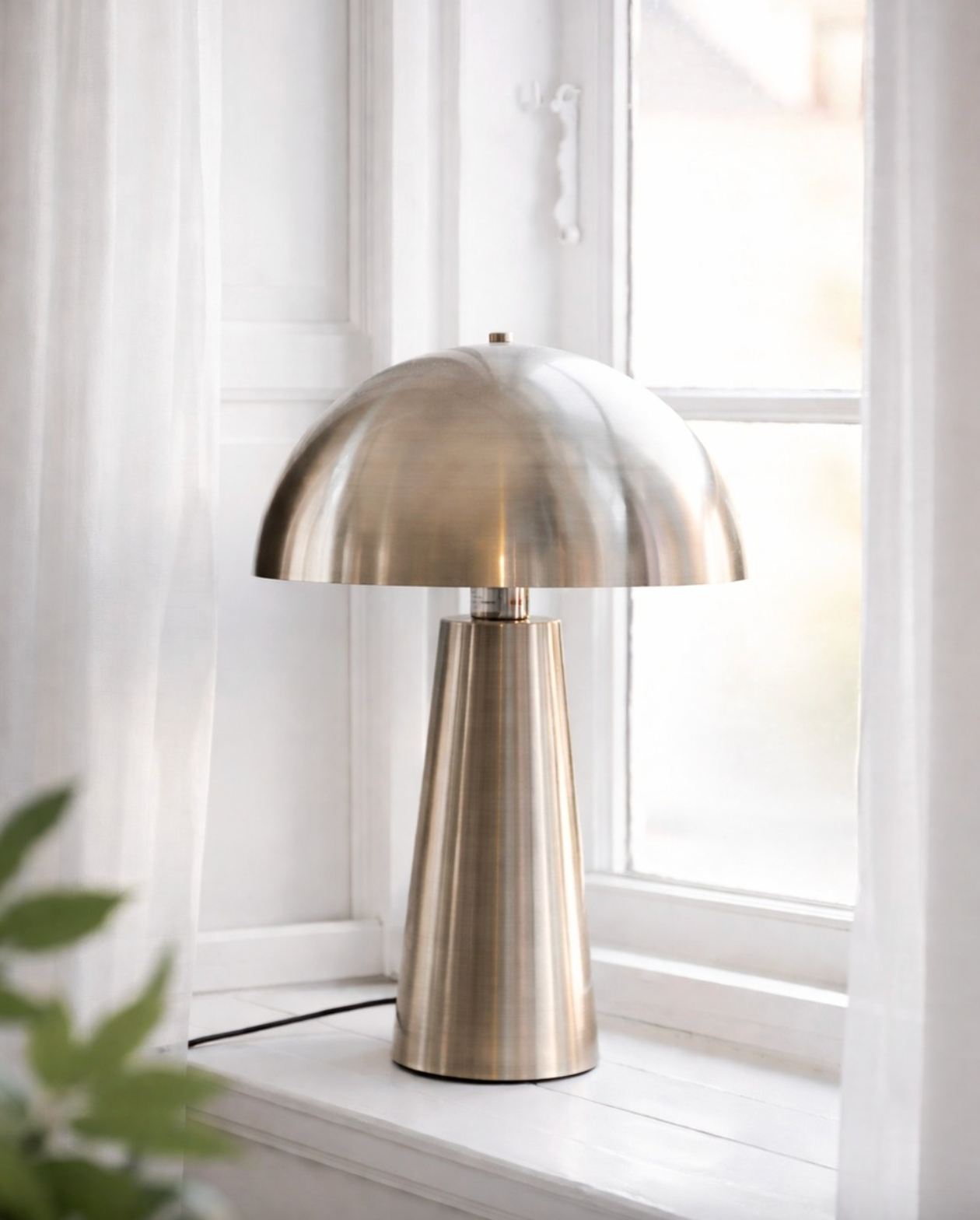 Stor bordlampe - Gold