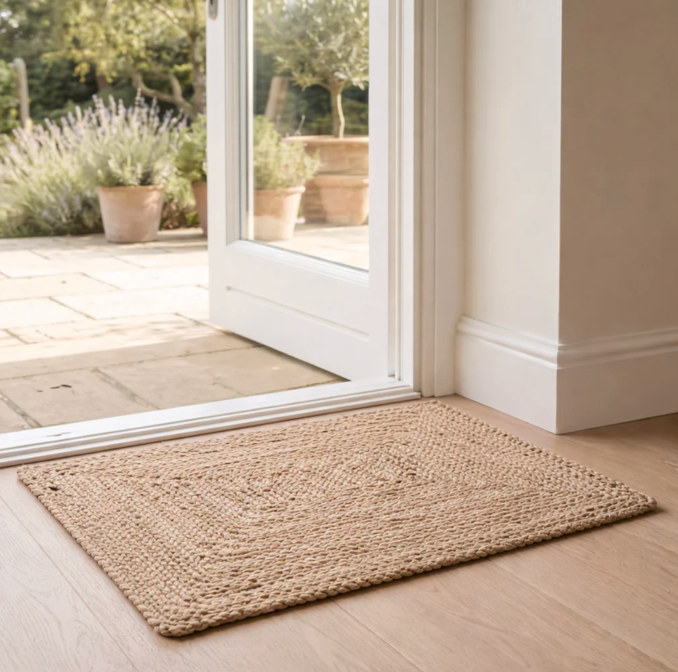 Gulvteppe i jute - Matte 60x90 cm