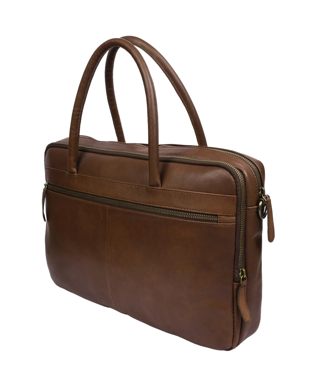 Laptopveske Faust dobbelt - Dark brown