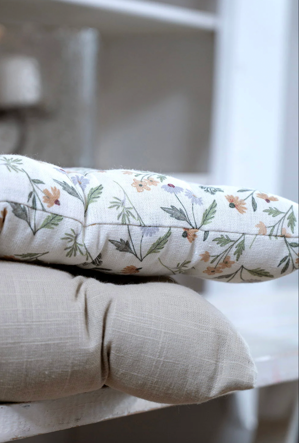 Pute med fyll - Blomster
