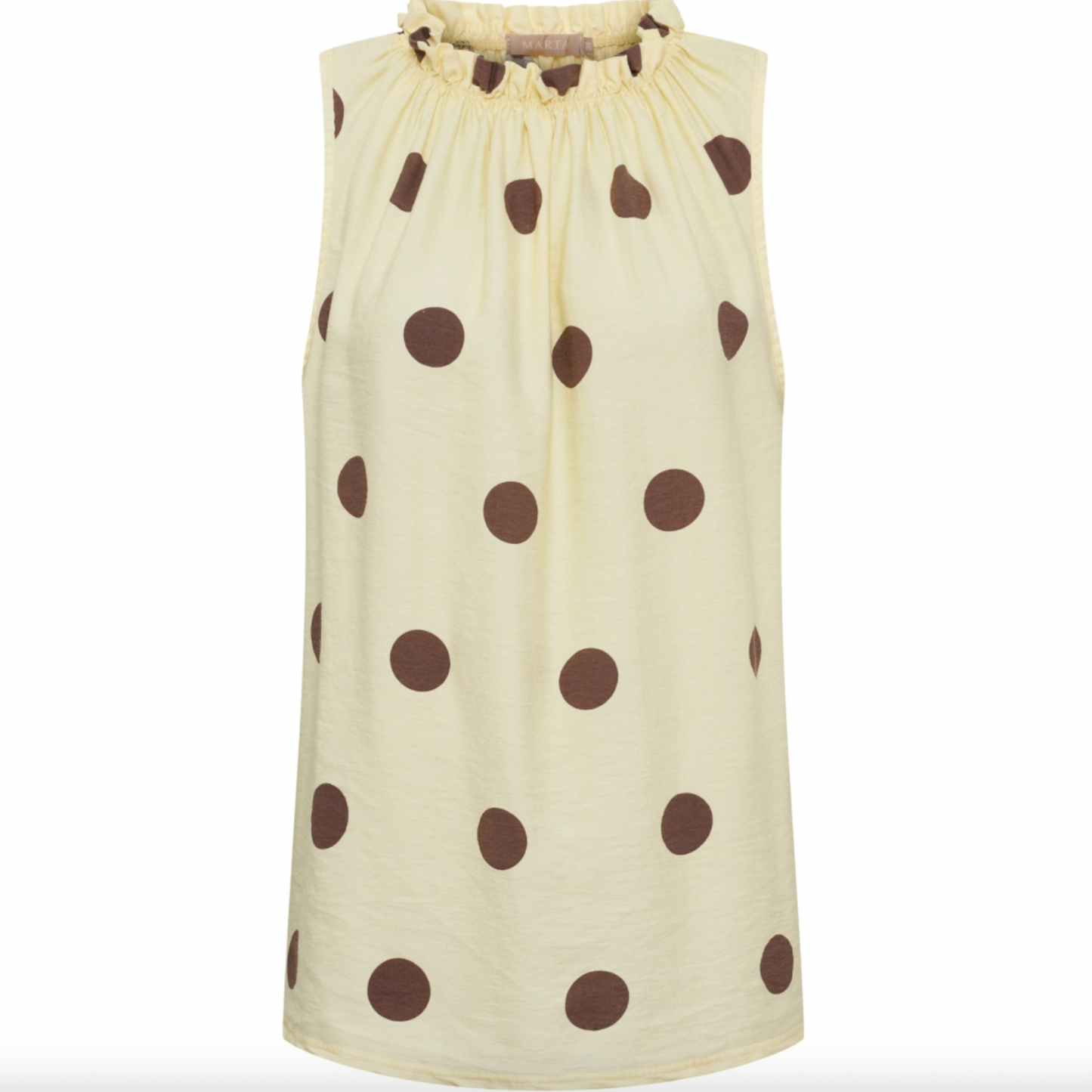 Bluse topp Lucina - Yellow