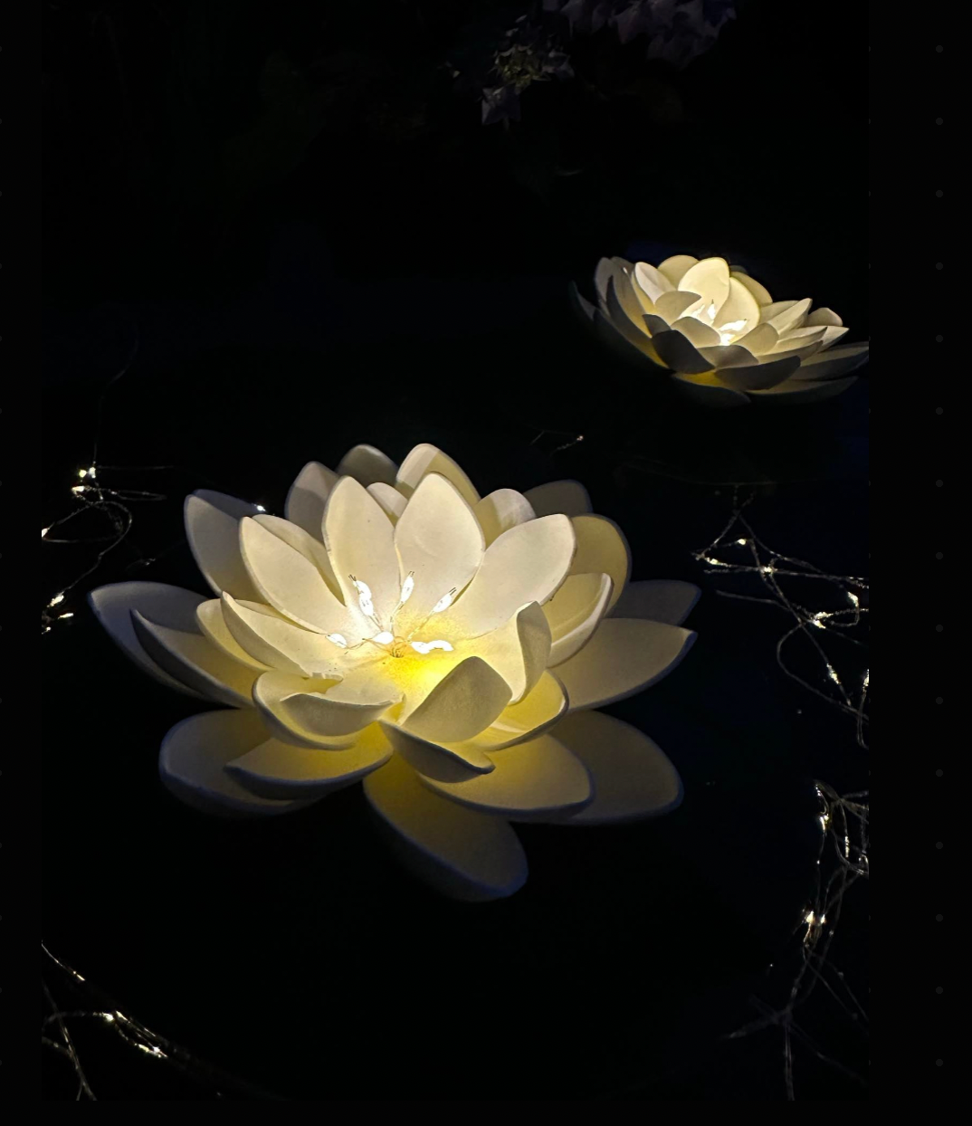 Solcelle LOTUS – Hvit