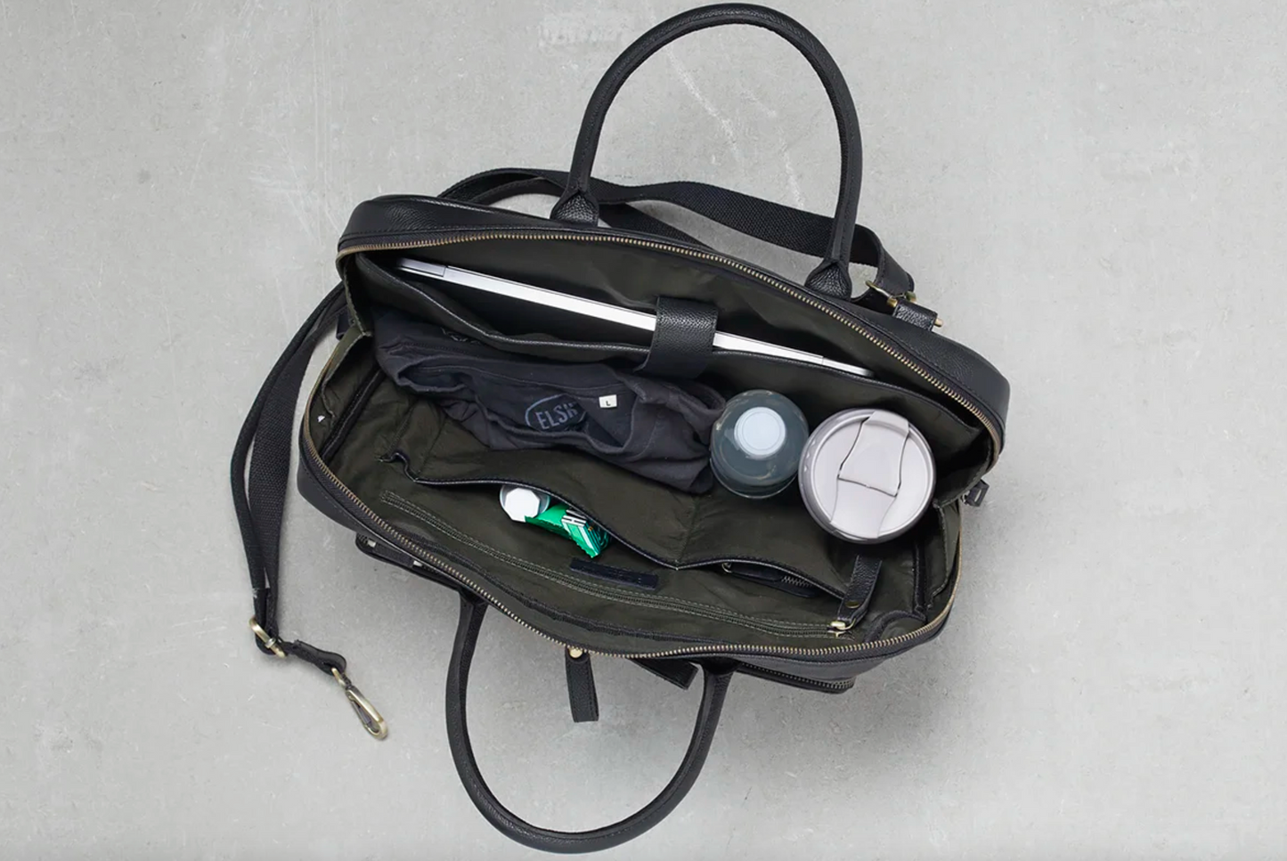 Laptop / arbeidsveske VINTAGE Black