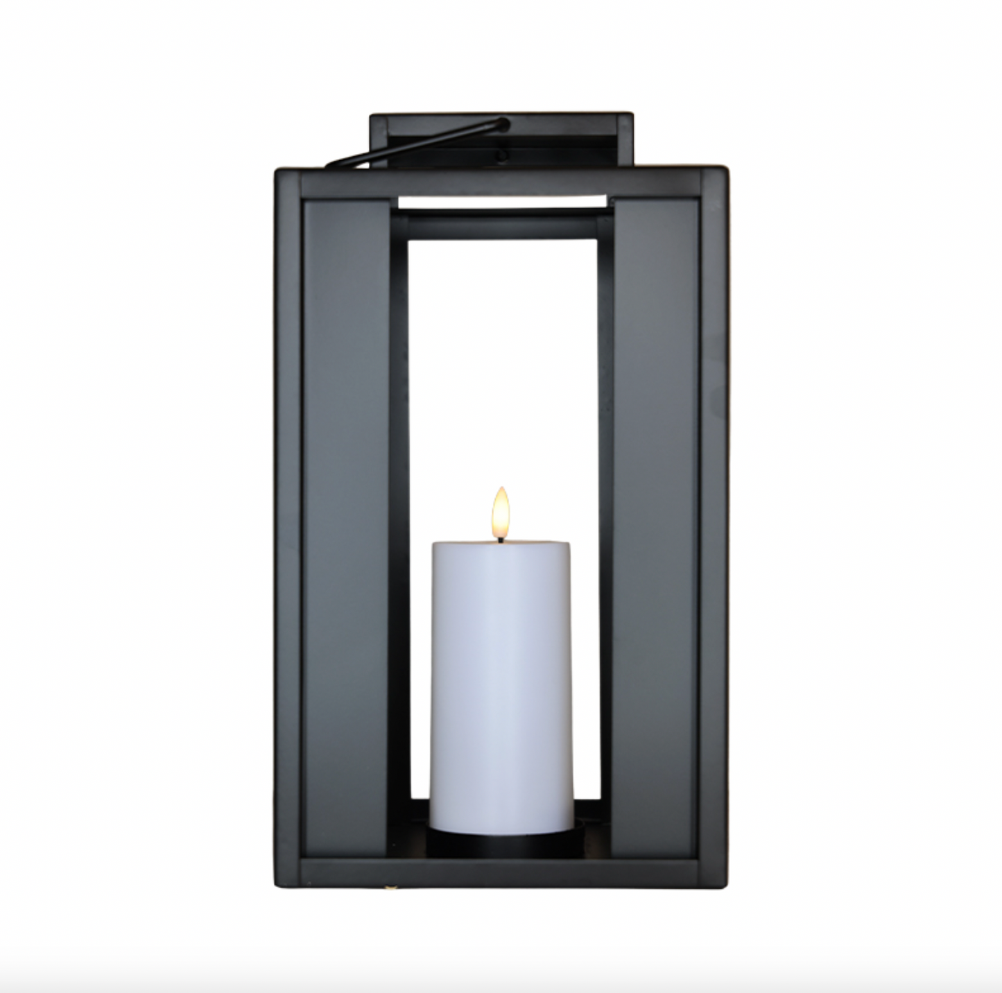 Lanterne BECKY BLACK - Kubbelys medfølger