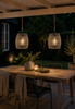 Lampe med solcelle - Grå