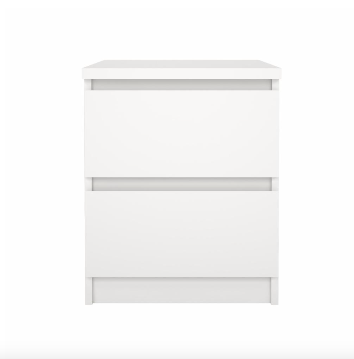 Nattbord - White 2 skuffe
