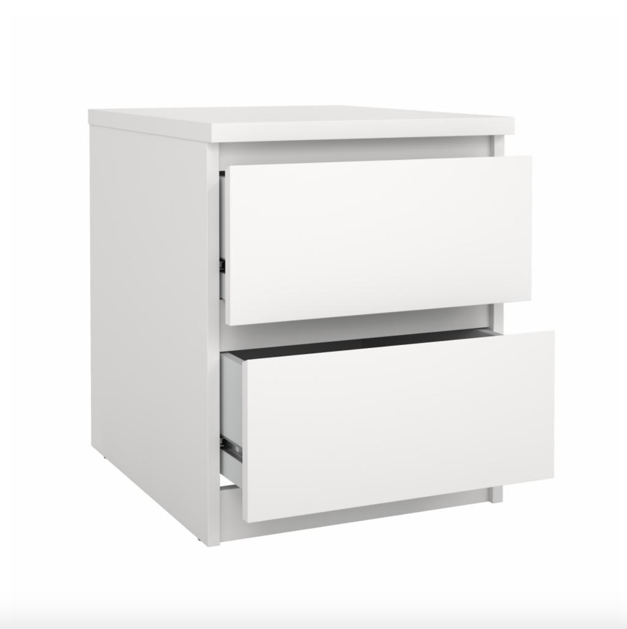 Nattbord - White 2 skuffe
