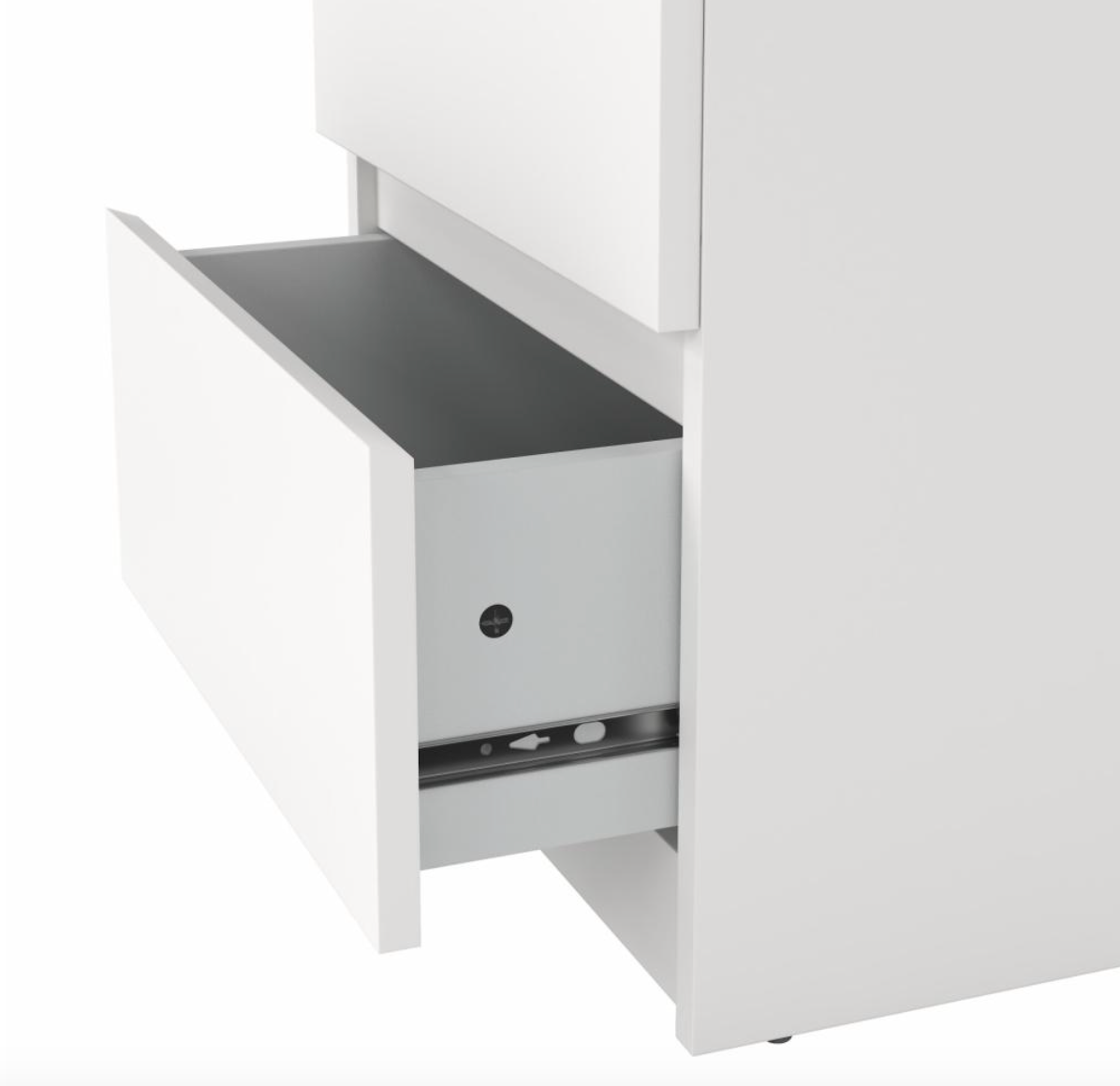 Nattbord - White 2 skuffe