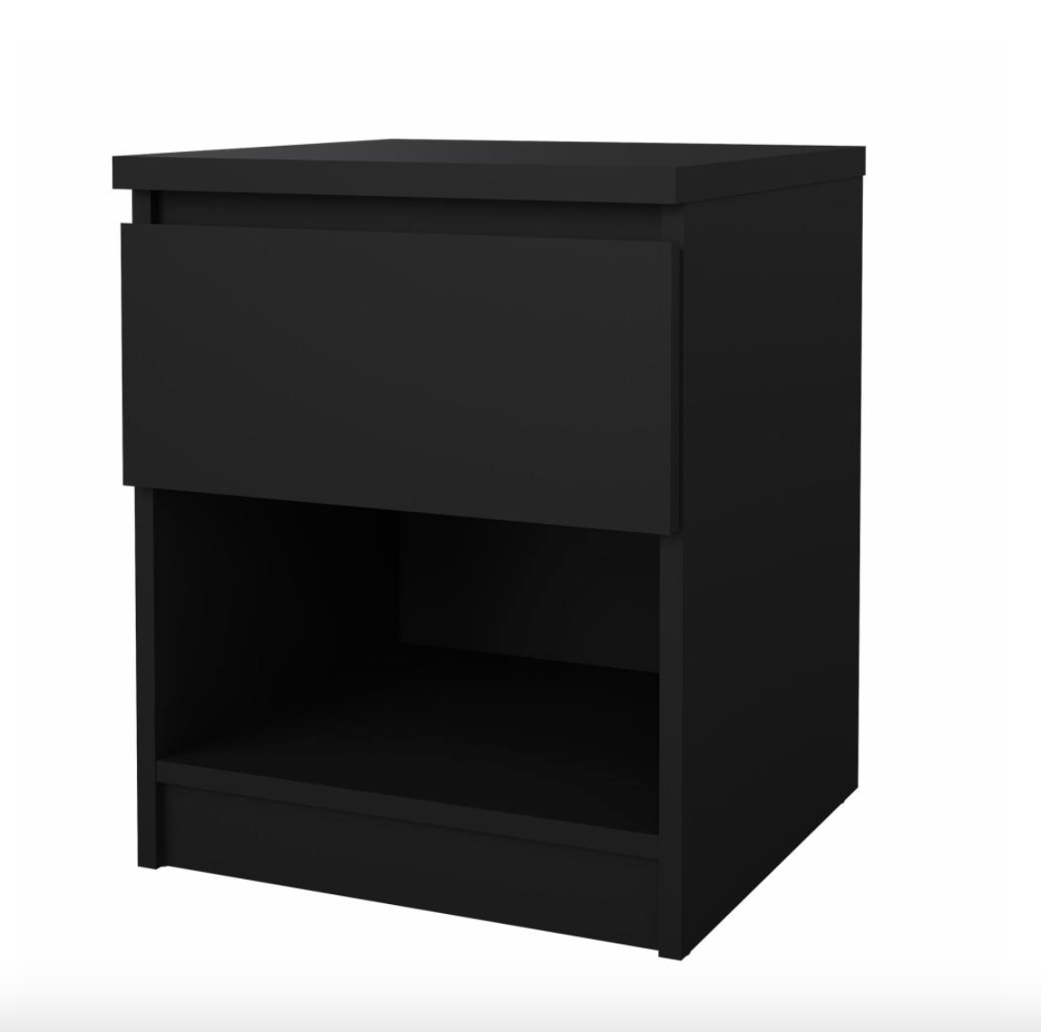Nattbord - Black med 1 skuff