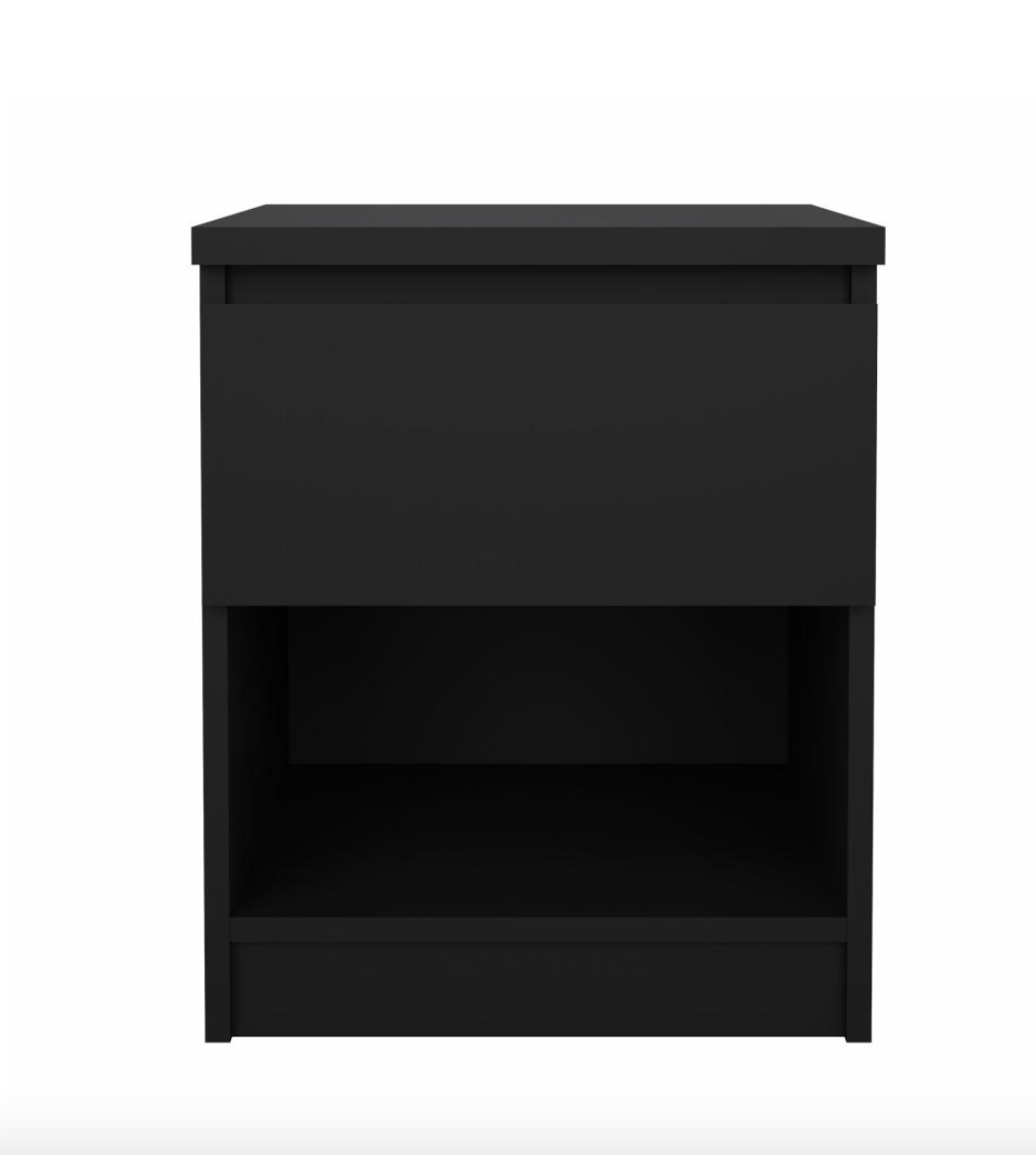 Nattbord - Black med 1 skuff