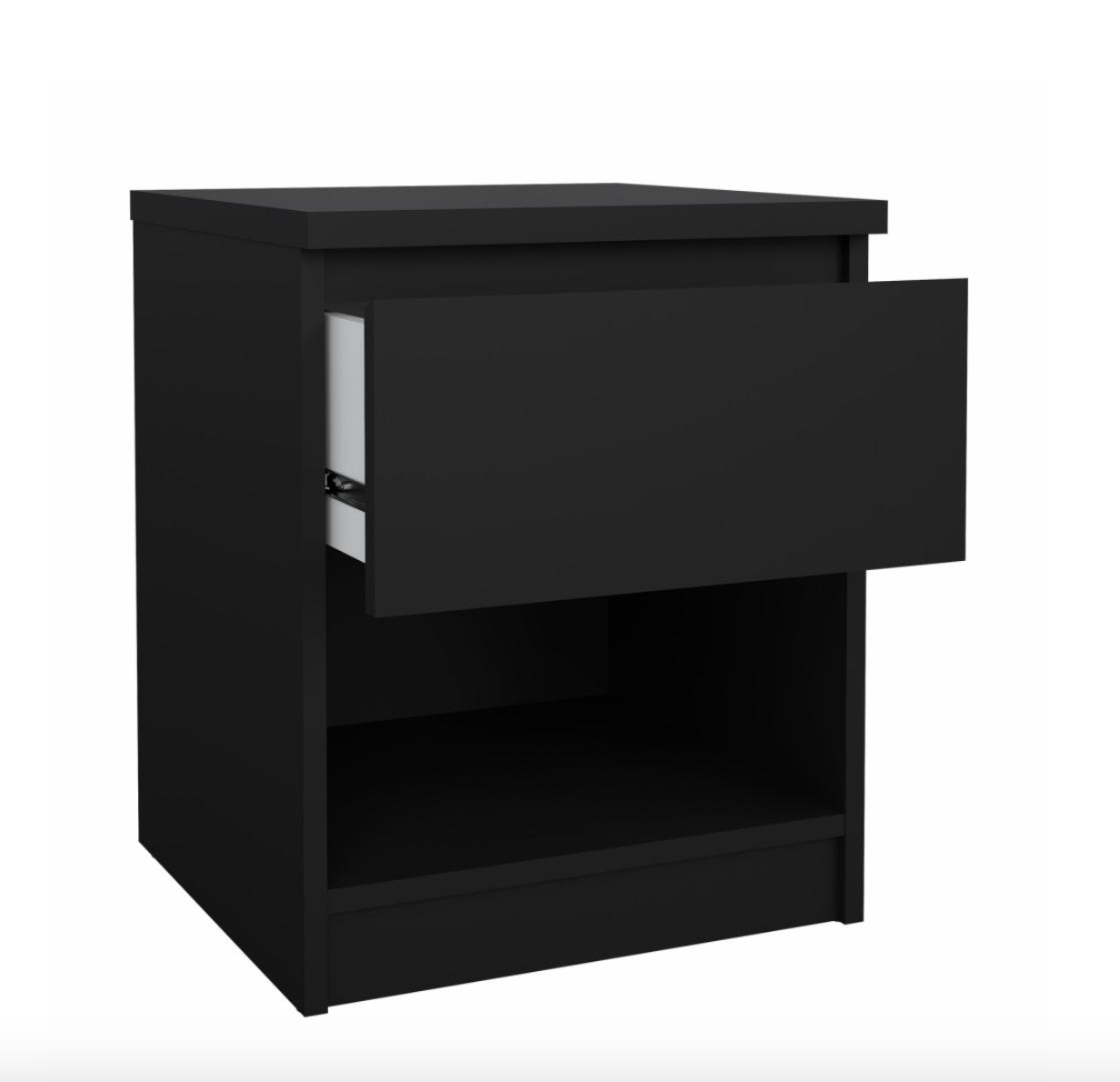 Nattbord - Black med 1 skuff