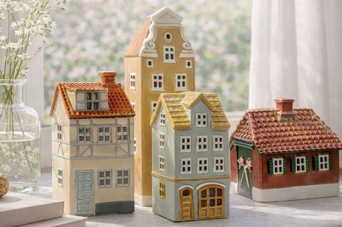 Lyshus Keramikk med bindingsverk