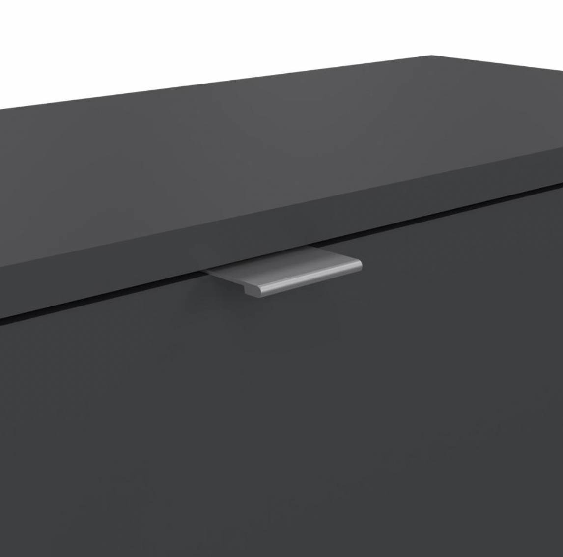 Skoskap med 2 rom + 2 lag - Grey