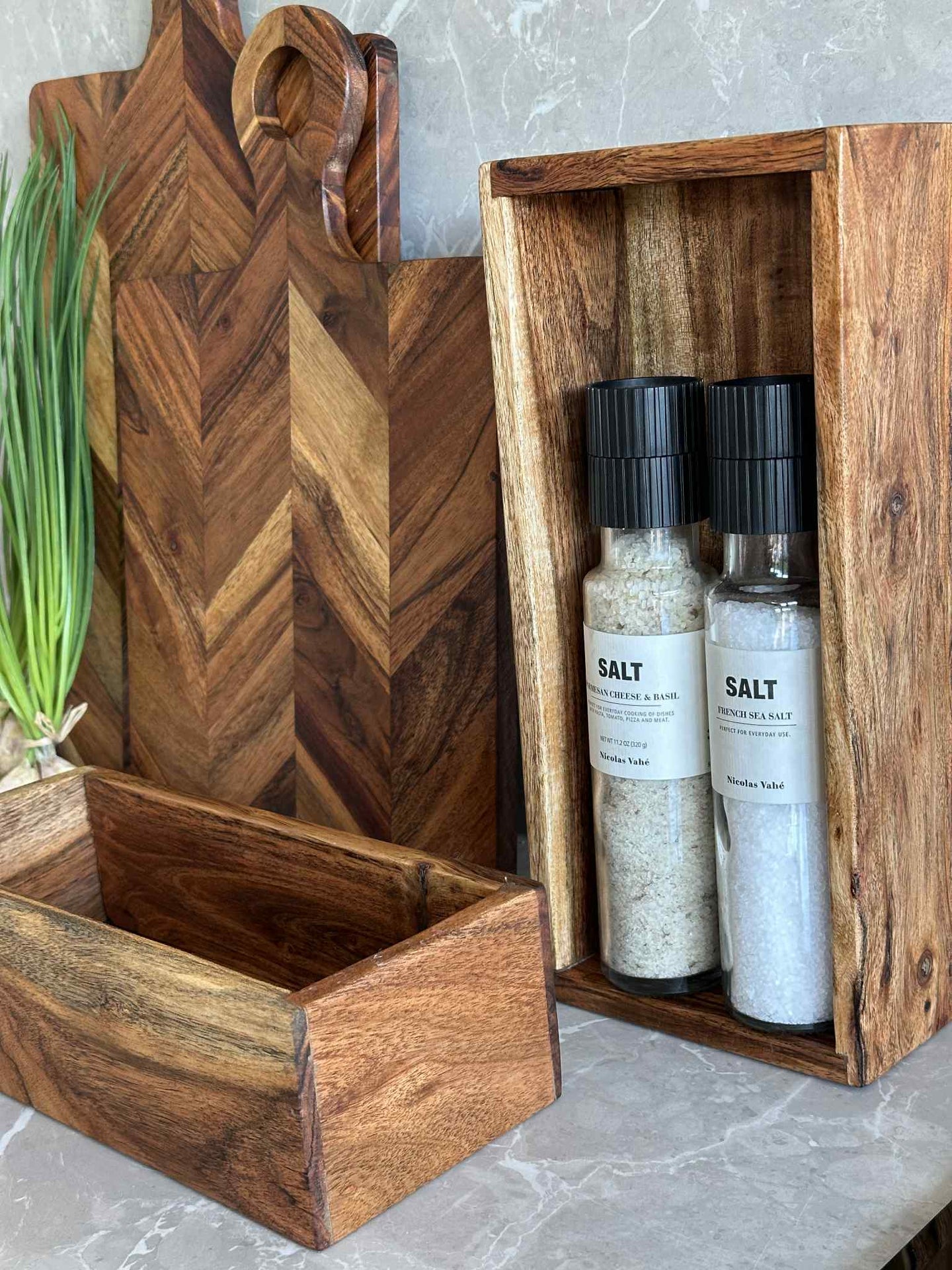 Oppbevaringskasser - Sett med 2 stk.