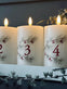 Adventslys m/LED ink fjernbetjening - Nostalgi - VIAMAJA.DK