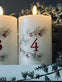 Adventslys m/LED ink fjernbetjening - Nostalgi - VIAMAJA.DK