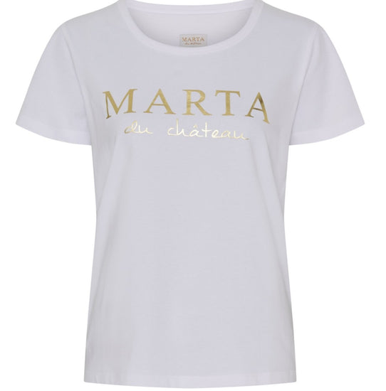 T - shirt Marta White - VIAMAJA.DK
