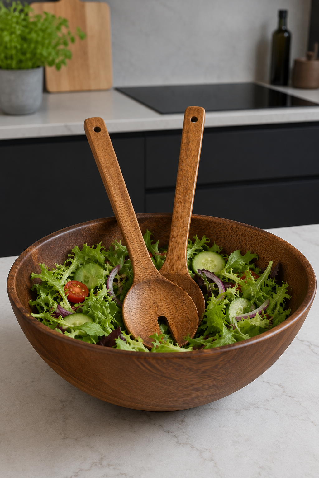 Salatbestikk i akasietre
