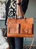 Arbeidsveske Amy Cognac