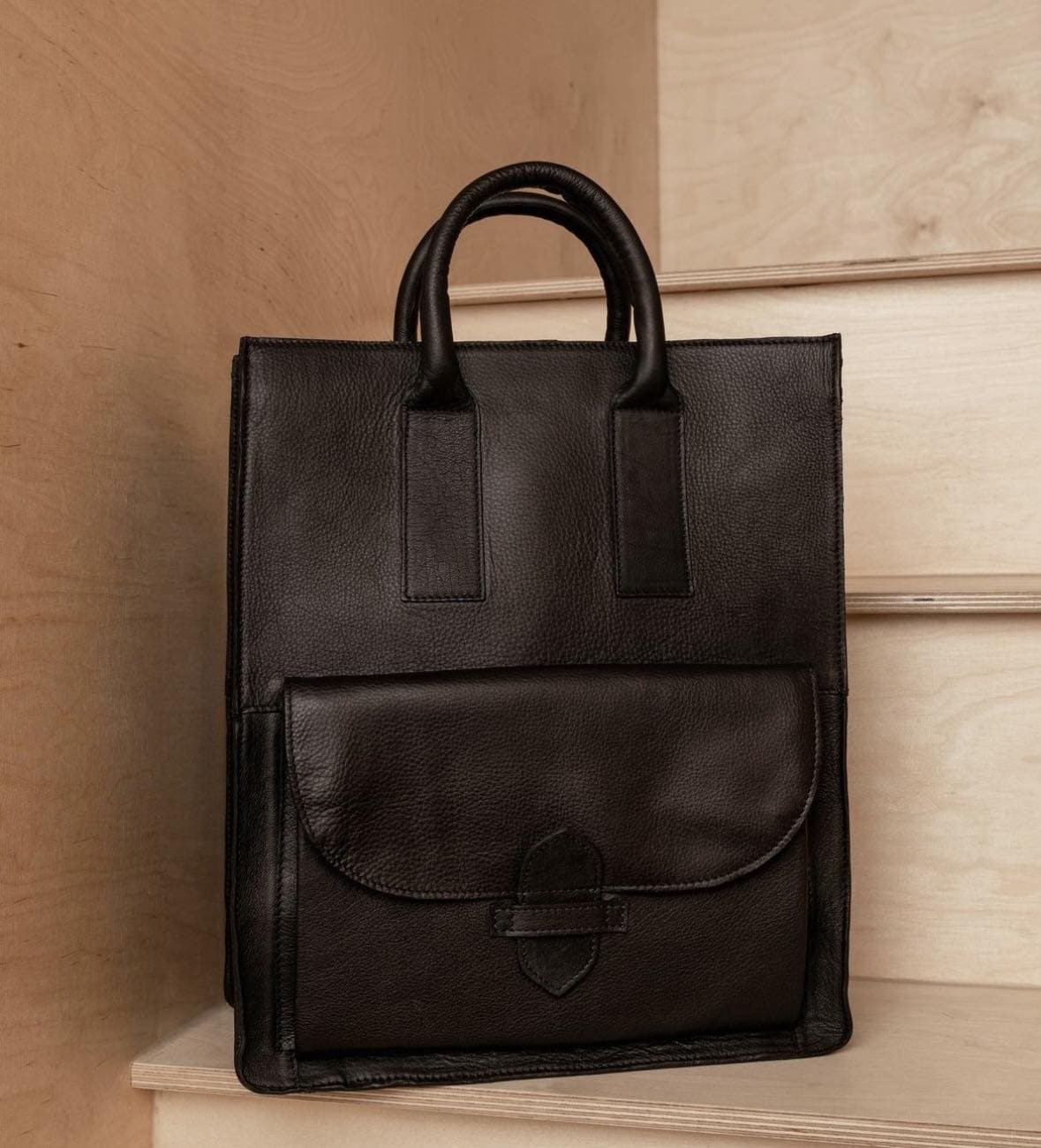 Arbejdstaske / shopper Felicia black - VIAMAJA.DK