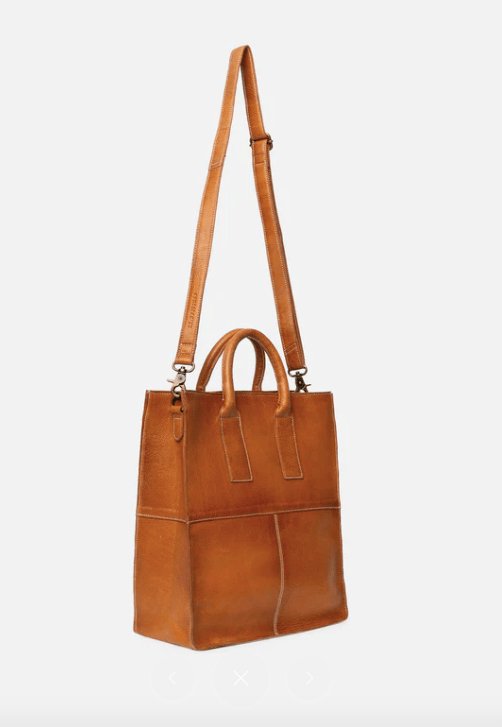 Arbejdstaske / shopper Felicia Cognac - VIAMAJA.DK
