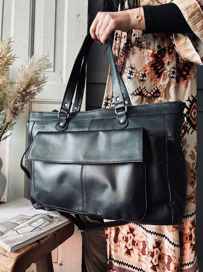 Arbejdstaske / Shopper JADA Black - VIAMAJA.DK