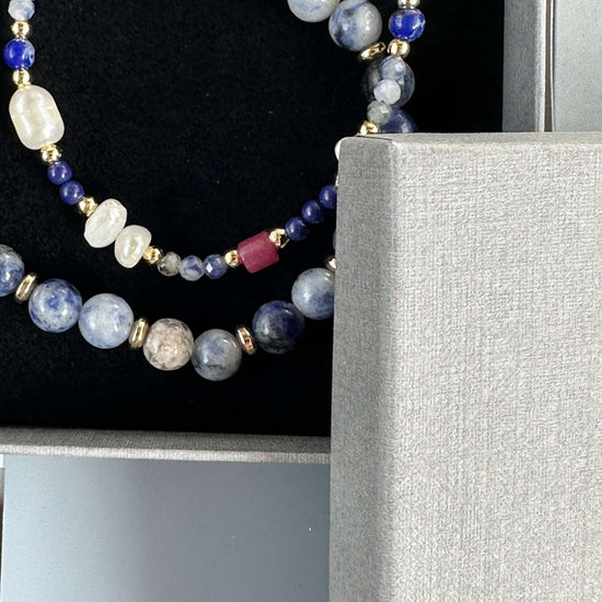 Armbånd Annika med ferskvandsperler - VIAMAJA.DK