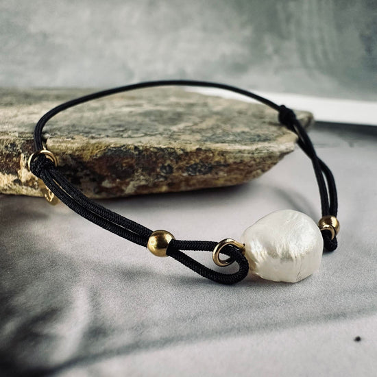 Armbånd Bella m. Ferskvandsperle - VIAMAJA.DK
