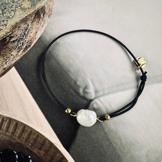 Armbånd Bella m. Ferskvandsperle - VIAMAJA.DK