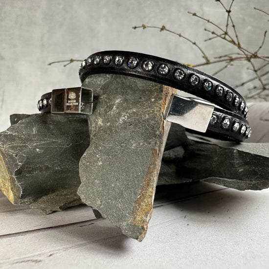 Armbånd Black m. Swarowski sten - VIAMAJA.DK