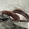 Armbånd Brown m. Swarowski steiner