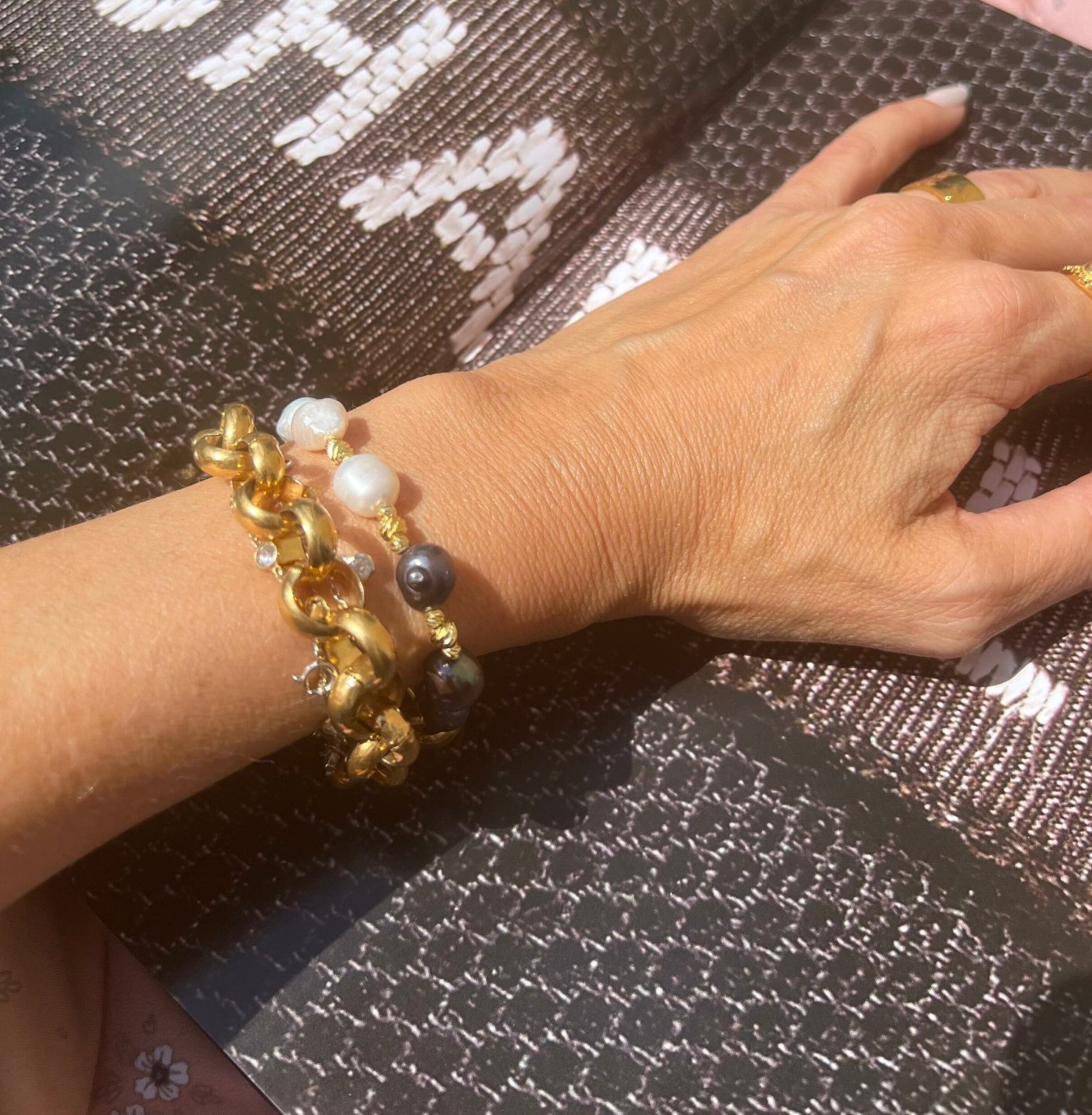 Armbånd Caroline forgyldt - VIAMAJA.DK